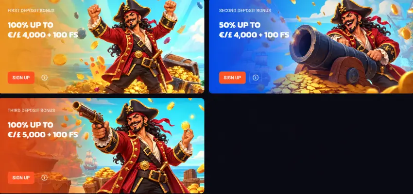 crashpirate casino welcome bonus