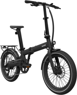 Eovolt Afternoon Electric Folding Bike - Onyx Black - 20 Inch Wheel