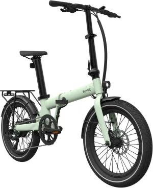 Eovolt Afternoon Electric Folding Bike - Sage Green - 20 Inch Wheel