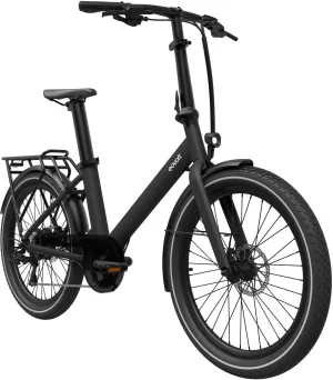 Eovolt Evening Step Through Electric Folding Bike - Onyx Black - 24 Inch Wheel