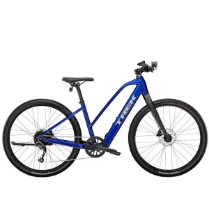 Trek Dual Sport Plus 2 Stagger Electric Hybrid Bike - Blue