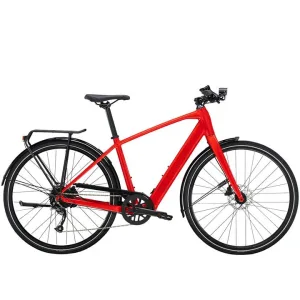 Trek FX+ 2 Electric Hybrid Bike - Red