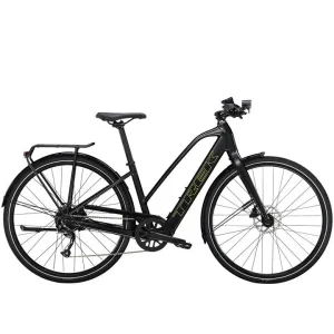 Trek FX+ 2 Stagger Electric Hybrid Bike - Black