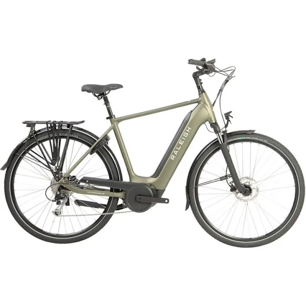 Raleigh Raleigh Motus GT CrossBar Electric Hybrid Bike - Green