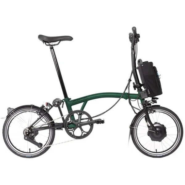 Brompton Electric C Line - Urban 4 - Mid Handlebar - Green