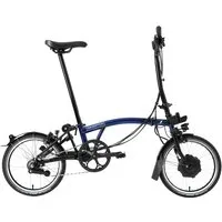 Brompton M6LU Folding Electric Bike 2021 Blue Laquer