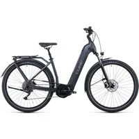 Cube Kathmandu Hybrid One 500 Easy Ease Electric Bike 2022 grey n teak