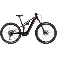 Cube Stereo Hybrid One55 SLX 750 Electric Bike 2024 Liquid Red/Carbon