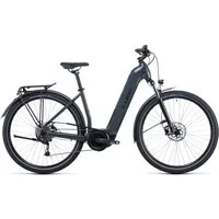 Cube Touring Hybrid One 400 EE Electric Bike 2022 Grey/Blue