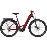 Haibike Trekking 5 Low Electric Bike 2024 Dynamite Red/Black