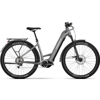 Haibike Trekking 7 Low Electric Bike 2024 Urban Grey/White