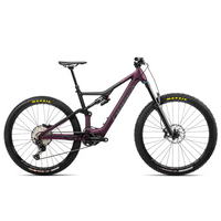 Orbea Rise H15 Electric Mountain Bike 2022 Metallic Mulberry/Matt Black