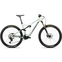 Orbea Rise M10 29er Electric Mountain Bike 2022 Sap White/Green Fog
