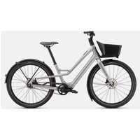 Specialized Como SL 5.0 Electric Hybrid Bike 2022 Brushed Silver/Transparent