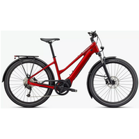 Specialized Turbo Vado 3.0 Stepthru Electric Bike 2022 Red Tint/Silver