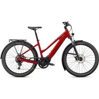 Specialized Turbo Vado 4.0 Step Through Electric Bike 2022 Red Tint/Silver