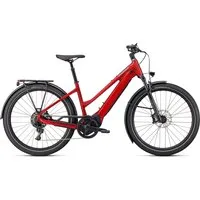 Specialized Turbo Vado 5.0 Step-Through Electric Bike 2022 Red Tint/Silver