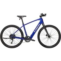 Trek Dual Sport+2 Electric Hybrid Bike 2023 Hex Blue