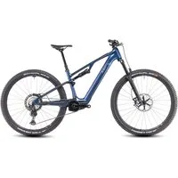 Cube AMS Hybrid One44 C:68X SLX 400X Electric Bike 2024 Deep Cobalt/Black