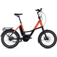 Cube Compact Hybrid 500 Electric Bike 2024 Black/Spark Orange