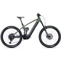 Cube Stereo Hybrid 160 HPC TM 750 Electric Mountain Bike 2022 Grey