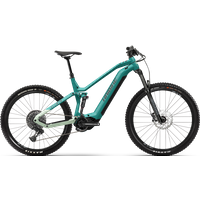 Haibike AllMtn 2 Electric Mountain Bike 2024 Aqua/Green/Black