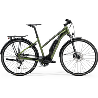 Merida Espresso 300 SE EQ Low Step Electric Bike 2022 Green/Grey