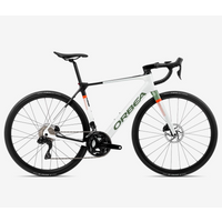 Orbea Gain M30i Electric Road Bike 2023 White Chic/Metallic Green Artichoke