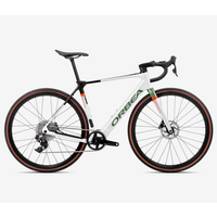 Orbea Gain M31E 1X Electric Road Bike 2023 White Chic/Metallic Green Artichoke