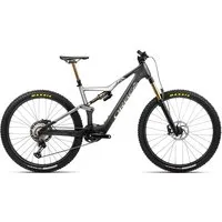 Orbea Rise M-Team Electric Mountain Bike 2023 Carbon Raw/Shark Grey