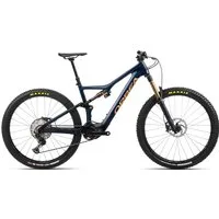 Orbea Rise M10 29er Electric Mountain Bike 2022 Coal Blue/Red Gold