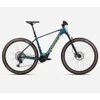 Orbea Urrun 10 Electric Bike 2024 Borealis Blue/Luminous Yellow