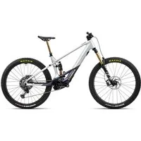Orbea Wild M-LTD Electric Mountain Bike 2023 Halo Silzver/ Tanzanite Carbon