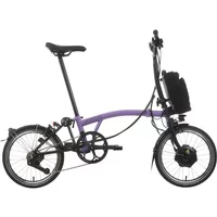 Brompton Electric C-Line Mid 12 speed Electric Folding Bike 2024 Pop Lilac