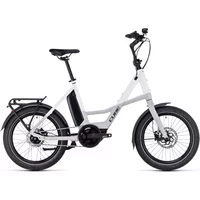 Cube Compact Hybrid 500 Electric Bike 2024 Grey/White