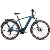 Cube Kathmandu Hybrid One 625 Electric Bike 2022 Teal/Lime