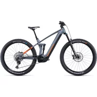 Cube Stereo Hybrid 140 HPC SL 750 Electric Mountain Bike 2022 Grey