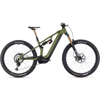 Cube Stereo Hybrid One55 TM 750 Electric Bike 2024 Olive/Chrome