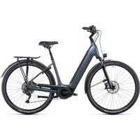 Cube Supreme Sport Hybrid Pro 500 Easy Entry Electric Bike 2022 Grey