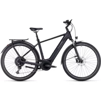 Cube Touring Hybrid Pro 625 Electric Bike 2024 Black/Metal