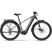 Haibike Trekking 4 High Electric Bike 2023 Dark Silver/Pearl