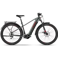 Haibike Trekking 5 High Electric Bike 2024 Acacia Haze/Met Red