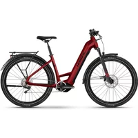 Haibike Trekking 5 Low Electric Bike 2024 Dynamite Red/Black