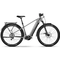 Haibike Trekking 7 High Electric Bike 2024 Urban Grey/White