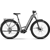 Haibike Trekking 7 Low Electric Bike 2024 Urban Grey/White