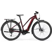 Merida Espresso 400 S EQ Low Step Electric Hybrid Bike Red/Black