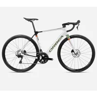 Orbea Gain M30 Electric Bike 2024 White Chic/Metallic Green Artichoke