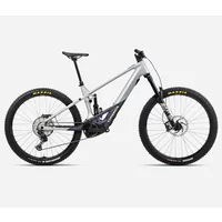 Orbea Wild M10 Electric Bike 2024 Halo Silver/Tanzanite Carbon View