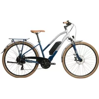 Raleigh Array Open Electric Bike 2023 Silver/Blue