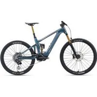 Giant Trance X Advanced E+ Elite 0 Carbon Mullet Electric Mountain Bike  2024 Large - Gloss Blue Dragonfly